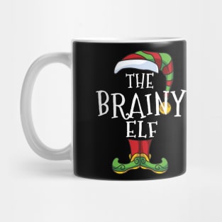 Brainy Elf Family Matching Christmas Holiday Group Gift Pajama Clever Mug